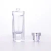 100mL Hexagon Clear Glass Perfume Bottle with Crimp Neck