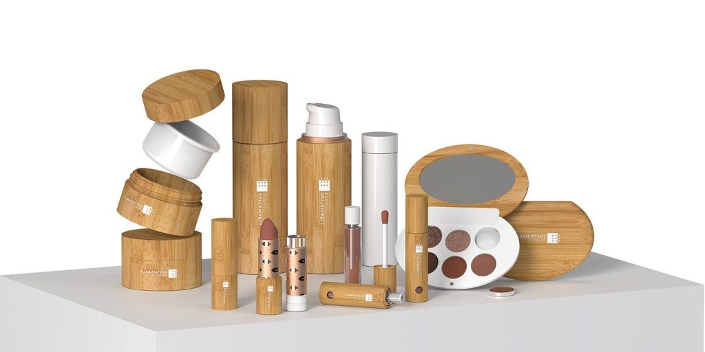 Envases cosméticos de bambú