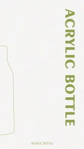 Catalogue détaillé des bouteilles et pots en acrylique
