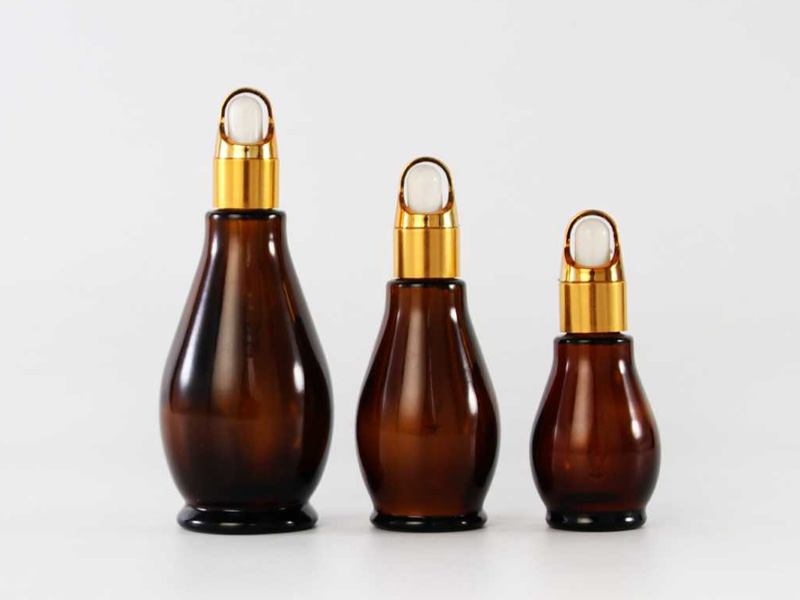 Amber Glass Cosmetic Jar二十四元的