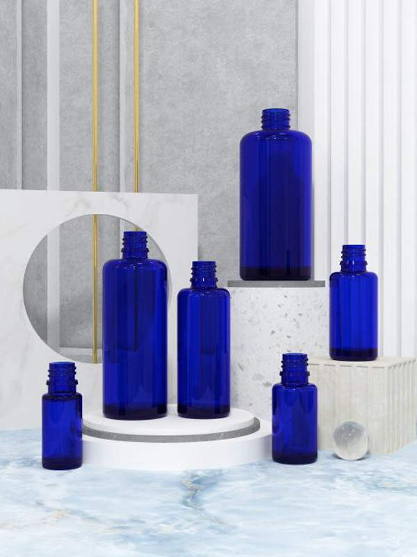 Blue Serum Bottle