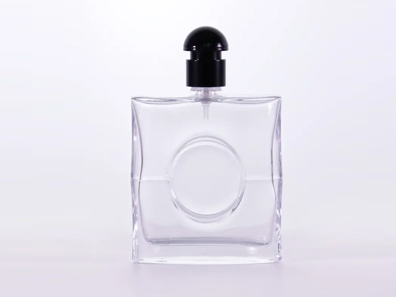 Botella de perfume plana