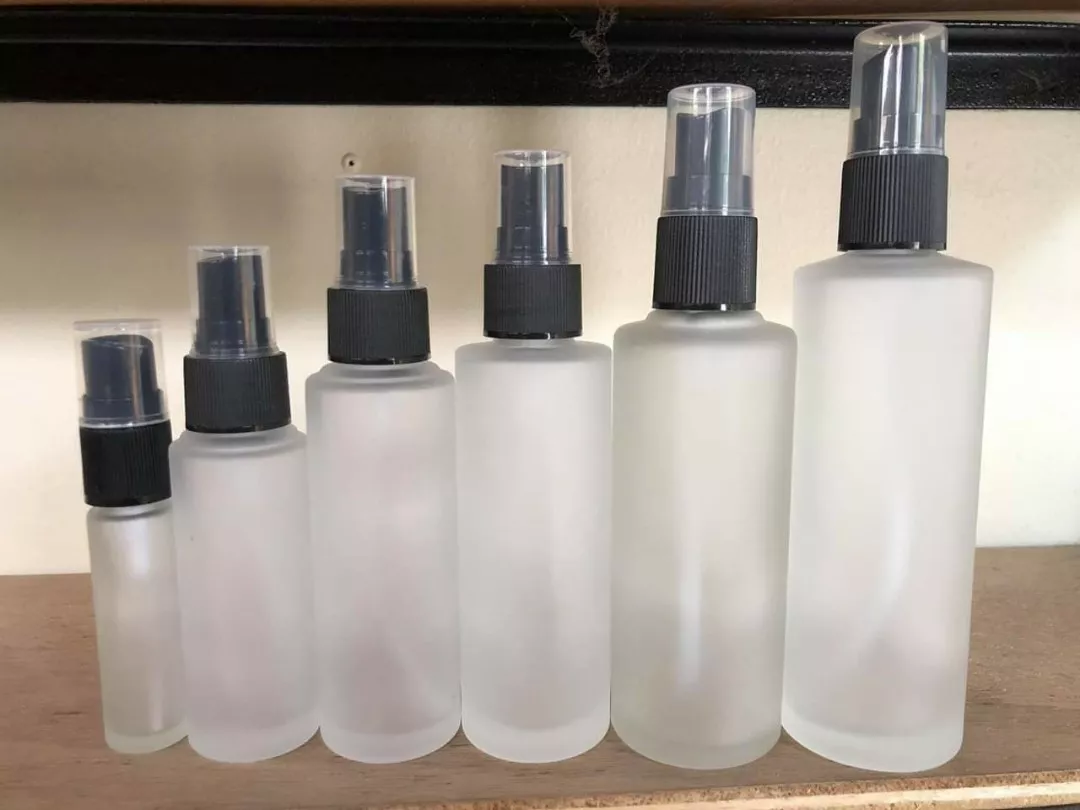 Frosted Glass Perfume Bottle