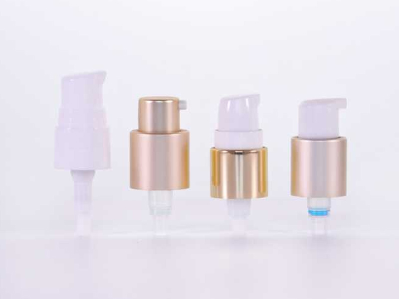 Glass Cosmetic Bottle with Pump