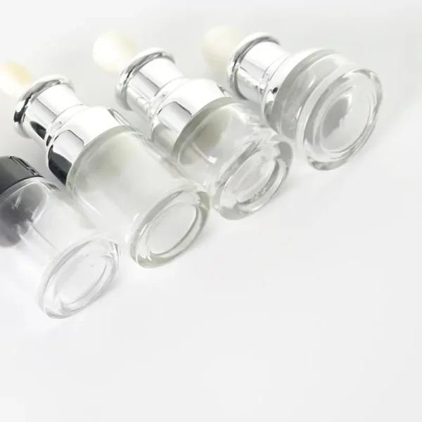 Glass Serum Bottles with Mushroom Head Dropper