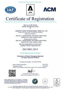 IOS 9001 Certification