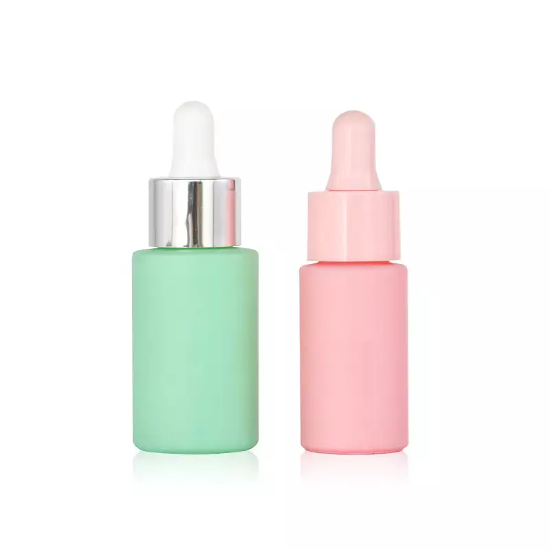 Painted Glass Serum Bottles