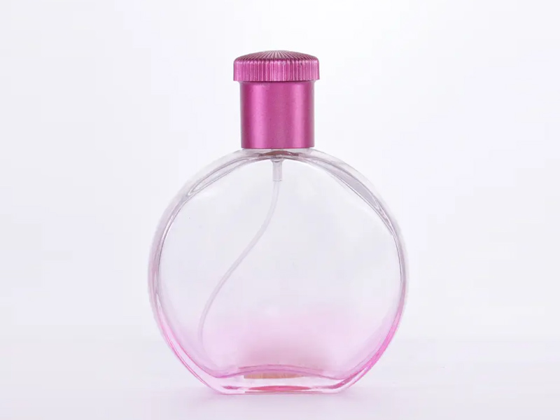 Botella de perfume redonda