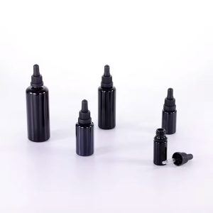 10ml 15ml 30ml 50ml 100ml Violet Glass Dropper Bottles For Essential Oil