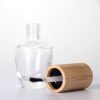 15ml Glass Nail Polish Bottle with Bamboo Lid