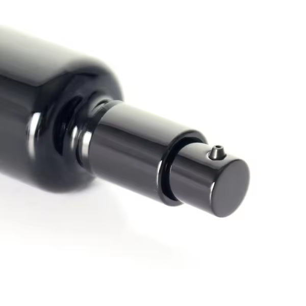 Flacone in vetro nero opaco da 50 ml con pompa spray - immagine 3