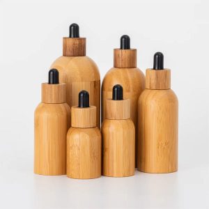 Essential Oil Dropper Bottle with Bamboo Shell