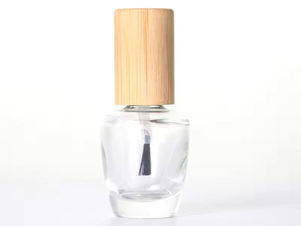 Nail Polish Bottle with Bamboo Lid