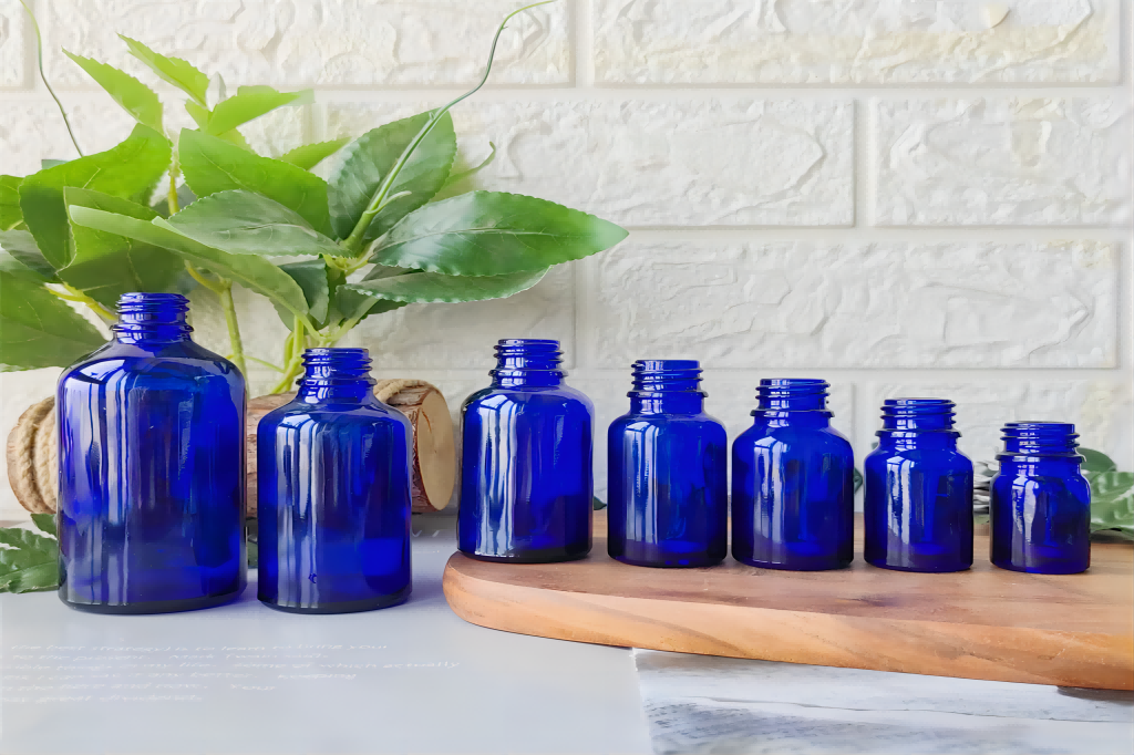 Cobalt Blue Glass Bottles