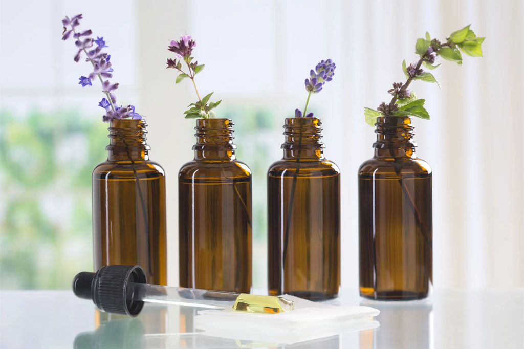 Amber Essential Oil Bottles