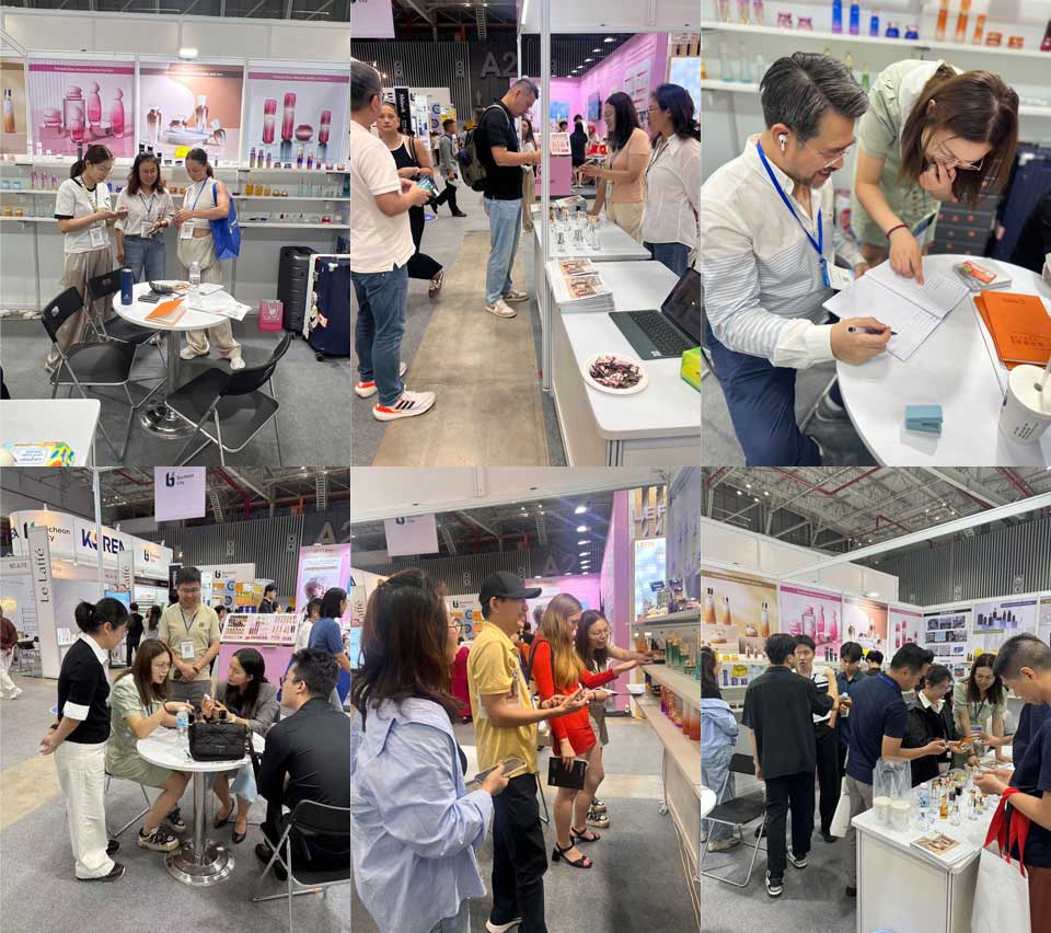 Visitors at Our Booth