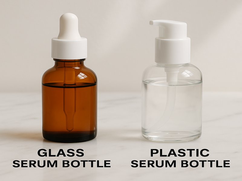 Glass Serum Bottle vs. Plastic Serum Bottle