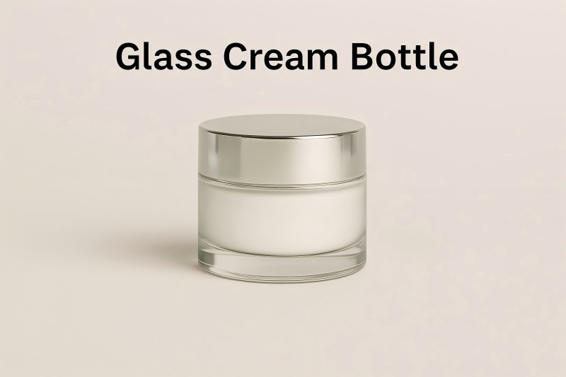 Glass Cream Bottle